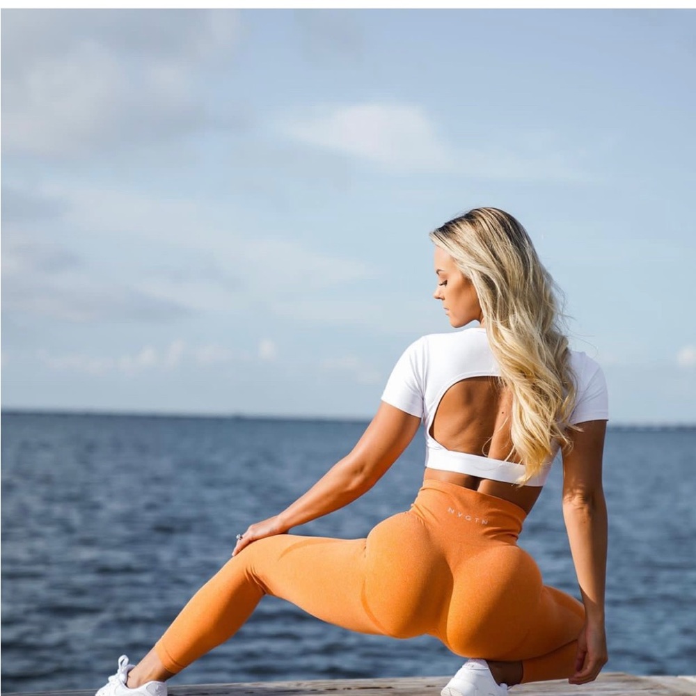 NVTGN Sz Small Orange Contour Legging